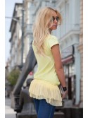 Lemon tunic with tulle 2056 - Online store - Boutique